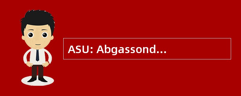 ASU: Abgassonderuntersuchung