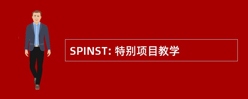 SPINST: 特别项目教学