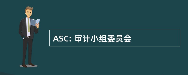 ASC: 审计小组委员会