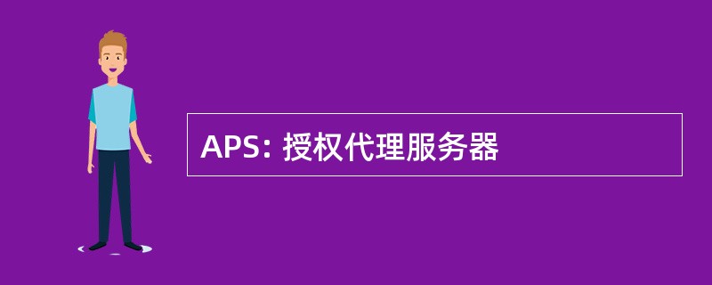 APS: 授权代理服务器