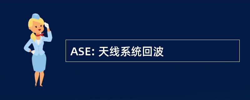 ASE: 天线系统回波