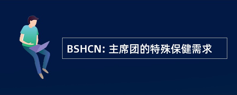 BSHCN: 主席团的特殊保健需求