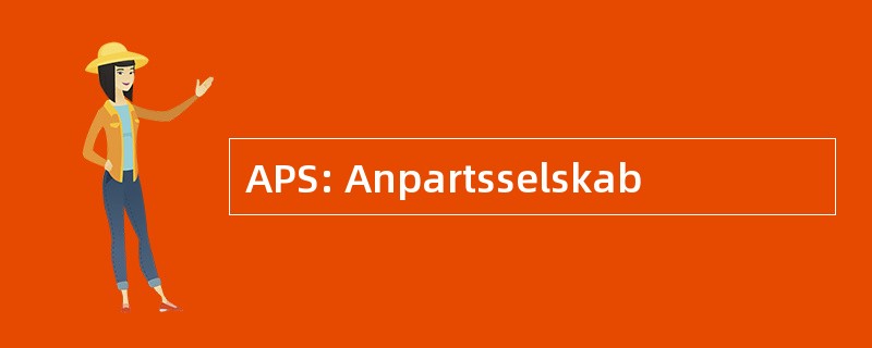 APS: Anpartsselskab