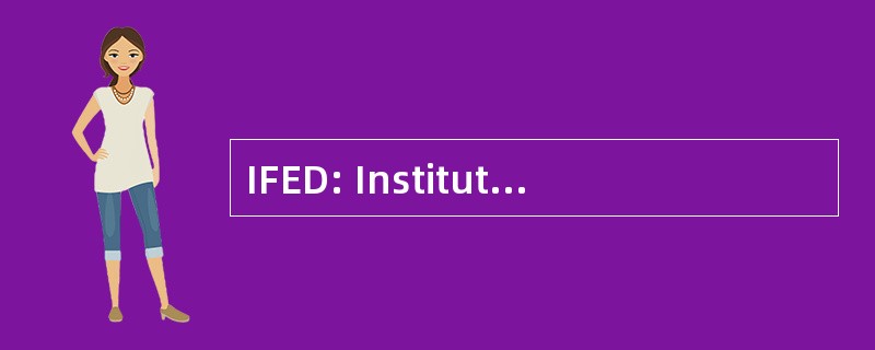 IFED: Institut 德国 Energiedienstleistungen GmbH