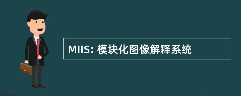 MIIS: 模块化图像解释系统