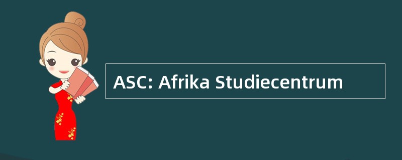 ASC: Afrika Studiecentrum