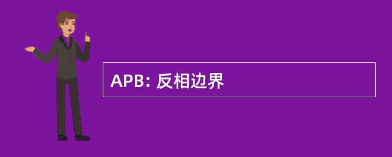 APB: 反相边界