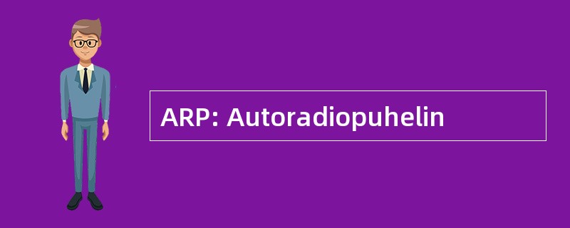 ARP: Autoradiopuhelin