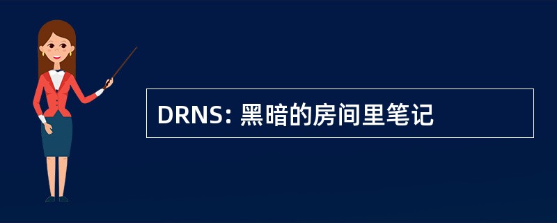 DRNS: 黑暗的房间里笔记