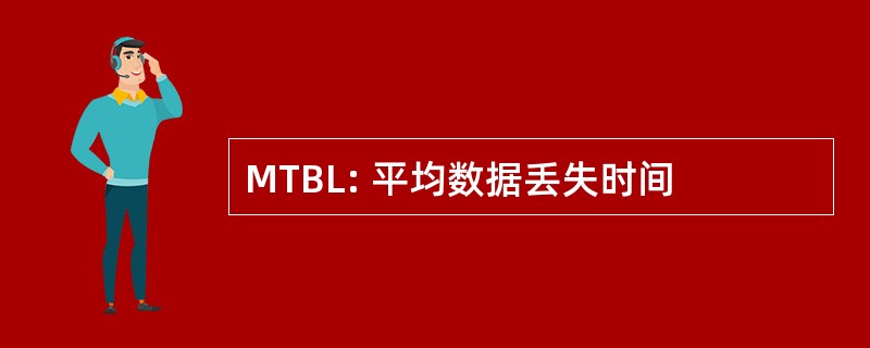 MTBL: 平均数据丢失时间