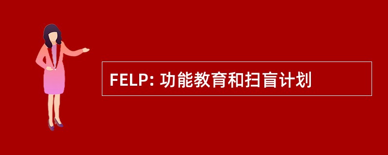 FELP: 功能教育和扫盲计划