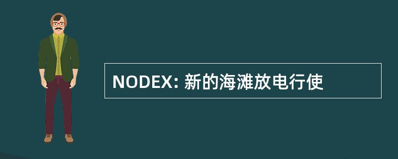 NODEX: 新的海滩放电行使