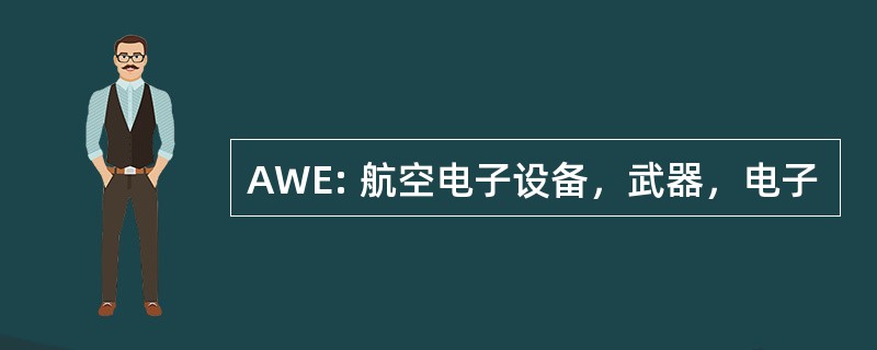 AWE: 航空电子设备，武器，电子