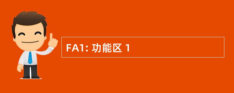 FA1: 功能区 1