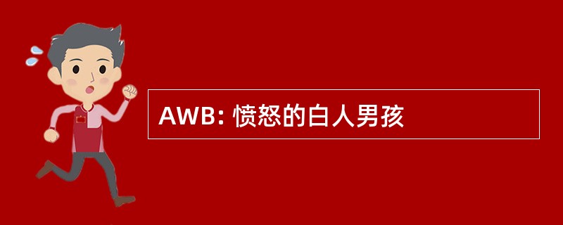 AWB: 愤怒的白人男孩