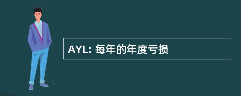 AYL: 每年的年度亏损