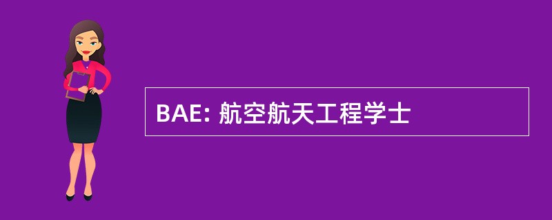 BAE: 航空航天工程学士