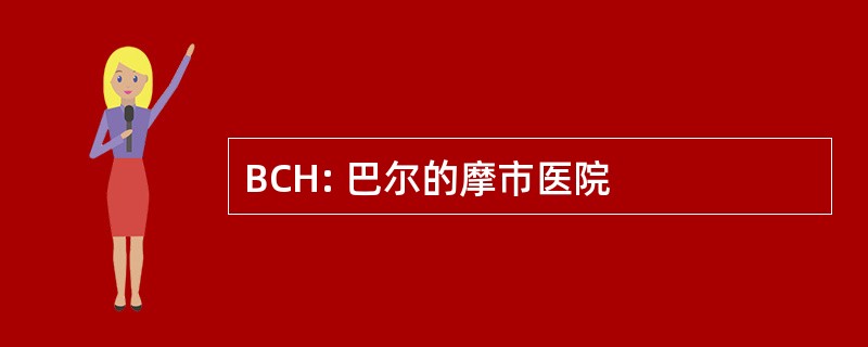 BCH: 巴尔的摩市医院