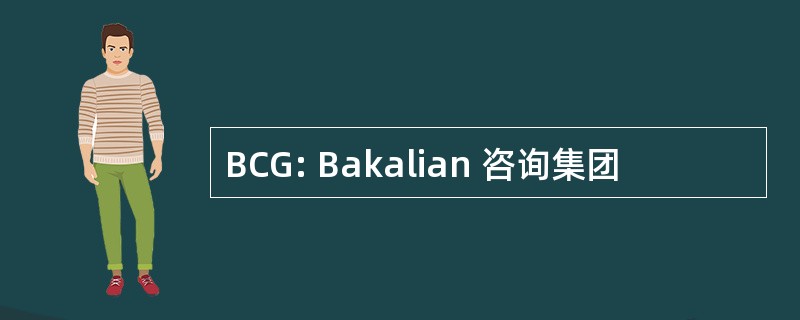 BCG: Bakalian 咨询集团