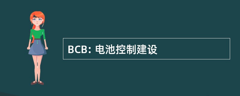 BCB: 电池控制建设