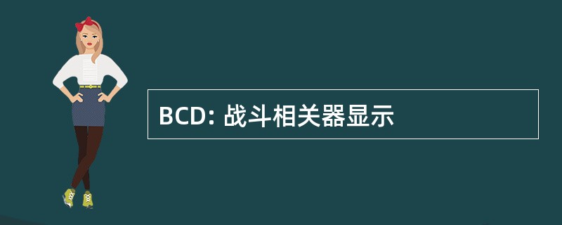 BCD: 战斗相关器显示