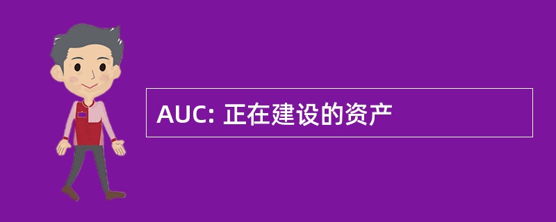 AUC: 正在建设的资产