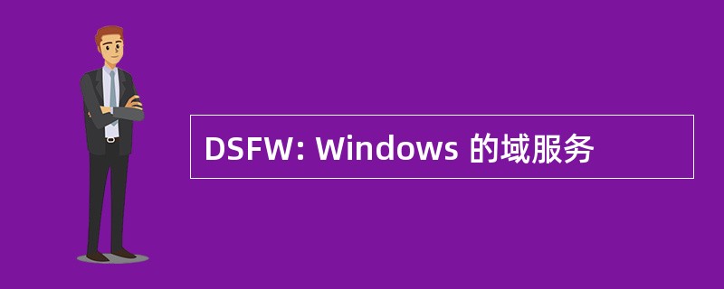 DSFW: Windows 的域服务