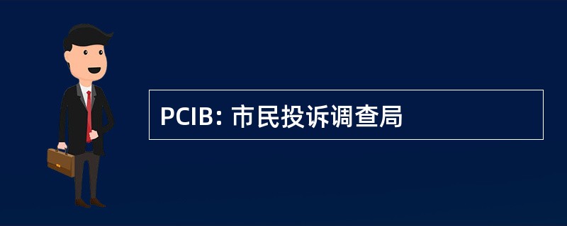 PCIB: 市民投诉调查局