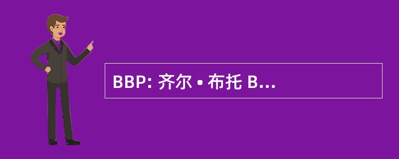 BBP: 齐尔 • 布托 Binnenlands 产品