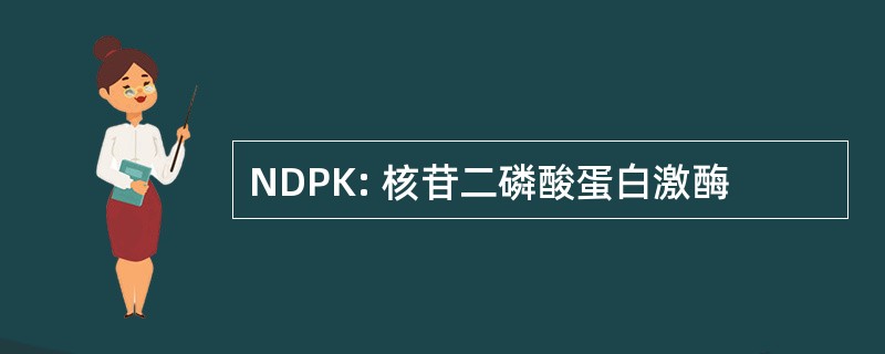 NDPK: 核苷二磷酸蛋白激酶