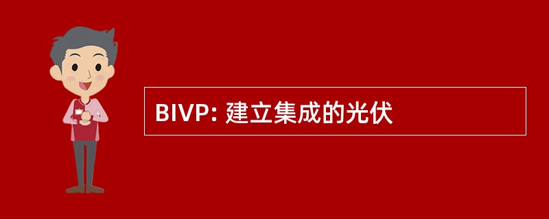 BIVP: 建立集成的光伏