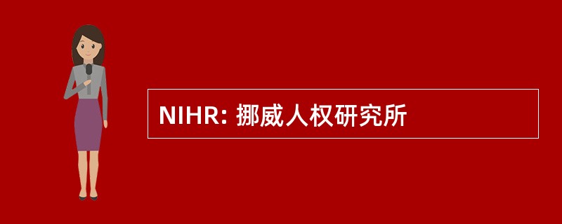 NIHR: 挪威人权研究所