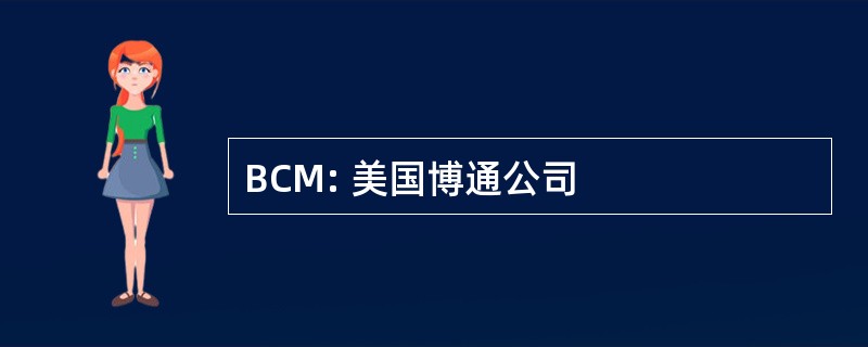 BCM: 美国博通公司