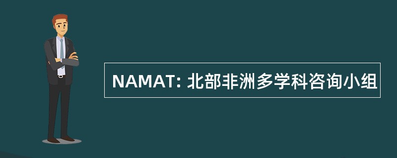 NAMAT: 北部非洲多学科咨询小组