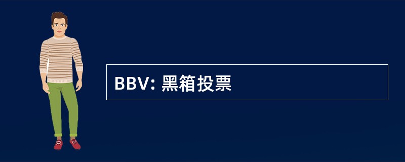 BBV: 黑箱投票