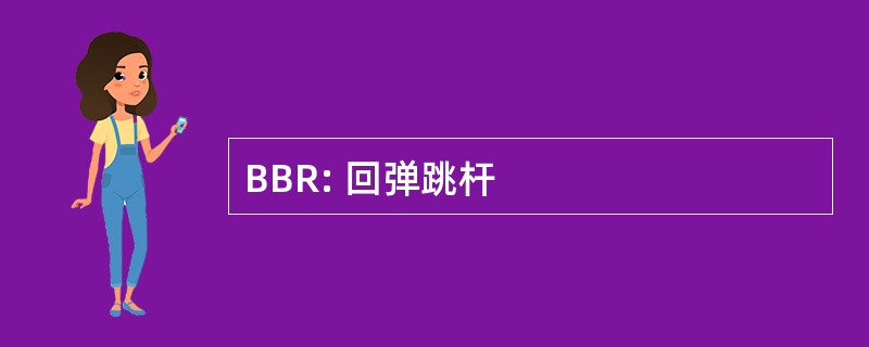 BBR: 回弹跳杆