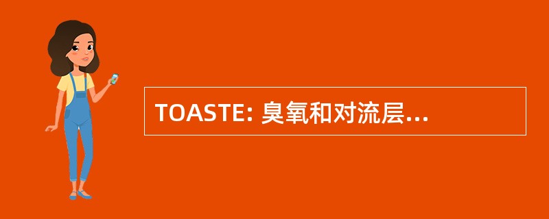 TOASTE: 臭氧和对流层和平流层的运输