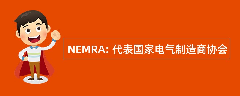 NEMRA: 代表国家电气制造商协会