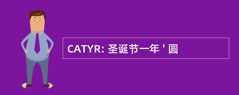 CATYR: 圣诞节一年 &#039; 圆