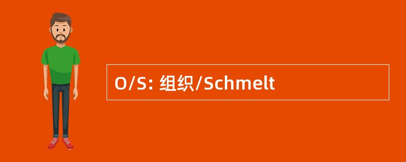 O/S: 组织/Schmelt