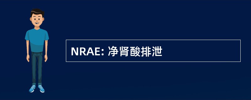 NRAE: 净肾酸排泄