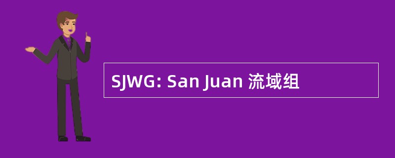 SJWG: San Juan 流域组