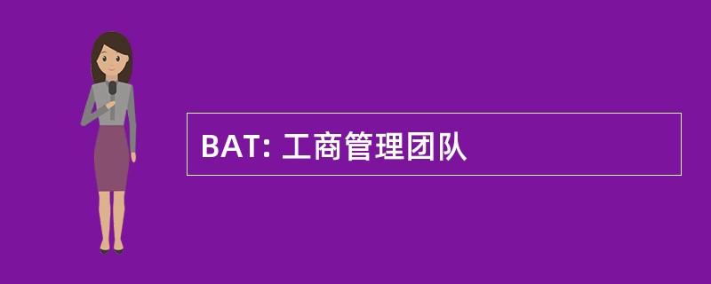 BAT: 工商管理团队