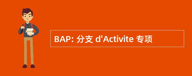 BAP: 分支 d&#039;Activite 专项