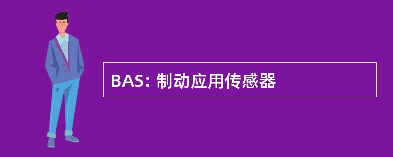 BAS: 制动应用传感器