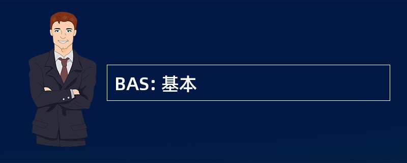 BAS: 基本