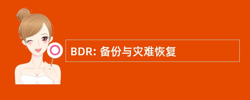 BDR: 备份与灾难恢复