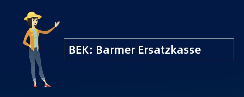 BEK: Barmer Ersatzkasse