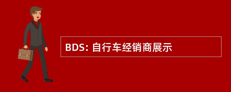 BDS: 自行车经销商展示