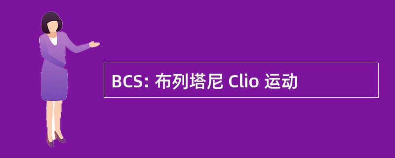 BCS: 布列塔尼 Clio 运动